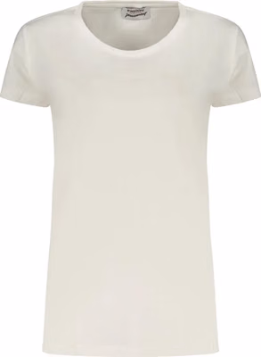 White Cotton Women's T-Shirt