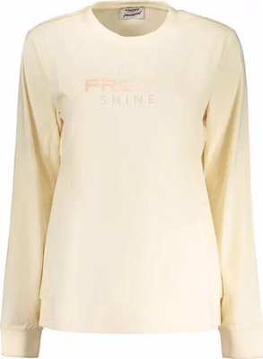 Beige Cotton Woman T-Shirt