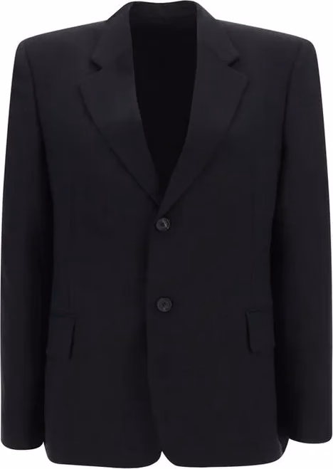 Balenciaga Black Wool Full-Length Jacket