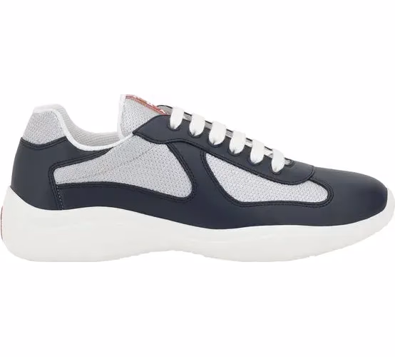 Prada Blue Polyamide Athletic Sneakers