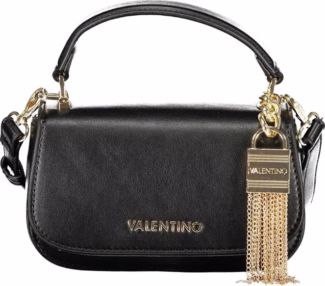 Mario Valentino Black Polyurethane Women's Bag