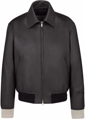 Black Calfskin Leather Jacket