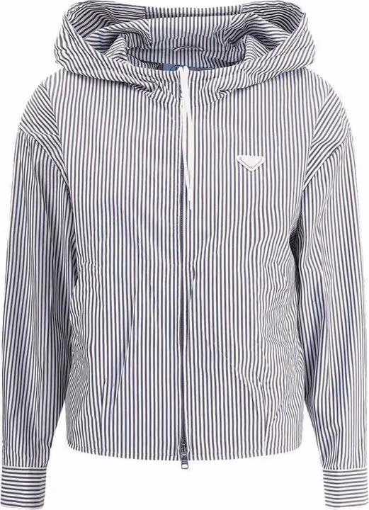 Prada Blue Polyamide Shell Jacket