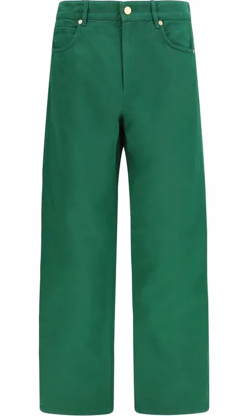 'S Max Mara Bicolor Cotton Casual Pants