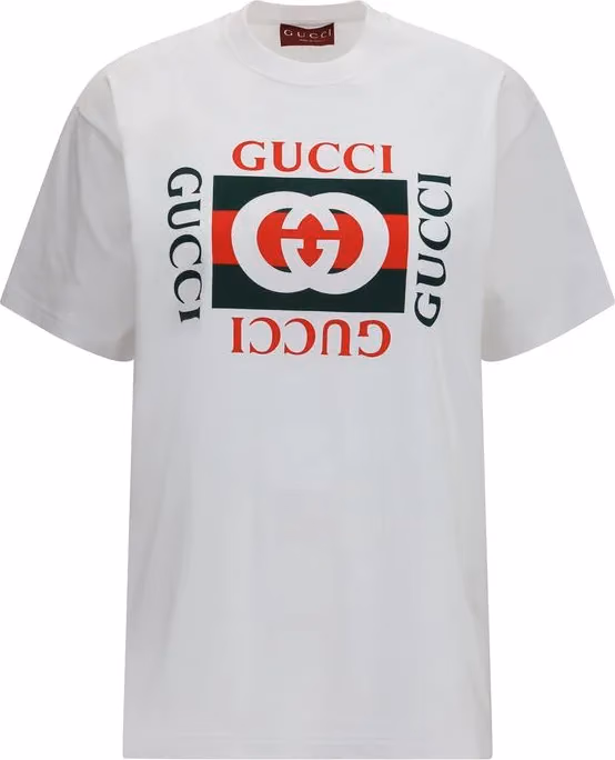 Gucci White Cotton T-Shirt
