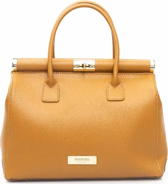 Baldinini Trend Brown Leather Women Shoulder Bag