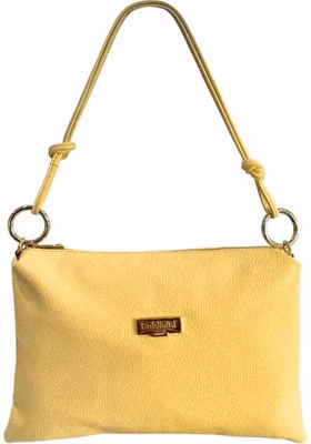 Yellow Leather Women Bag