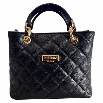 Black Leather Women Handbag