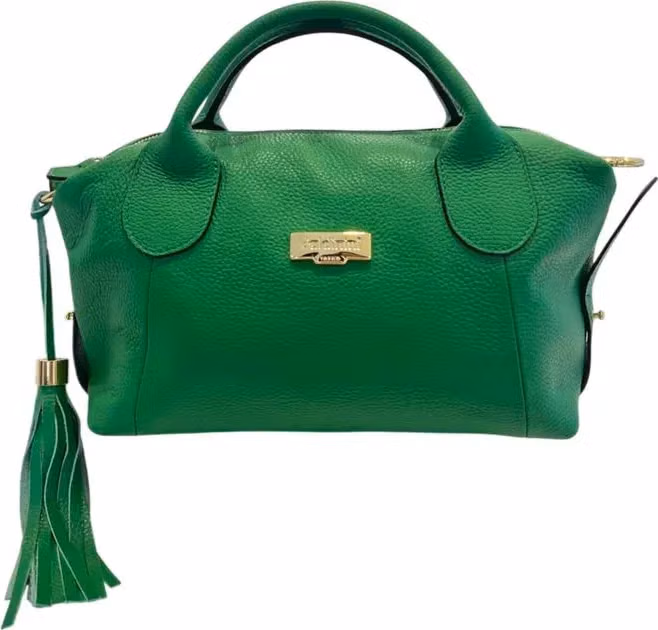 Baldinini Trend Green Leather Women Handbag
