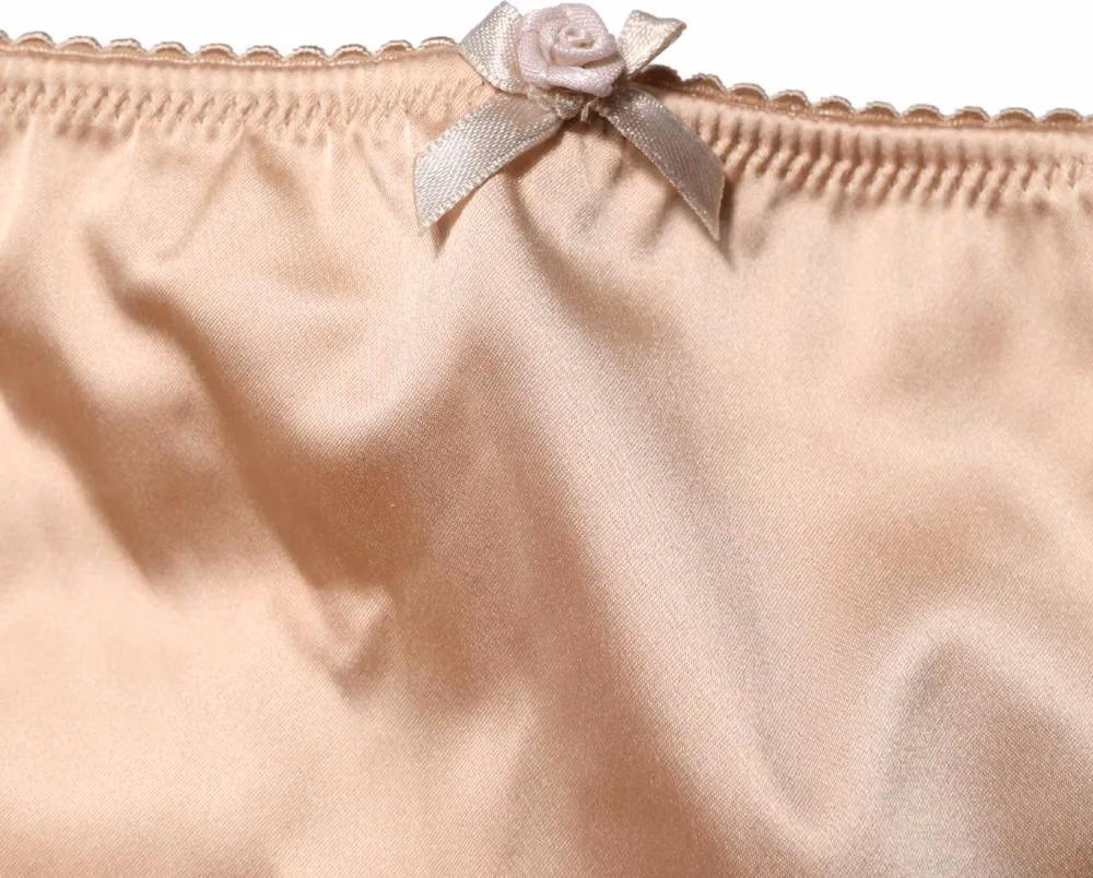 Dolce & Gabbana Beige Silk Blend High Waist Girdle Panty Underwear