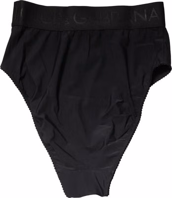 Black Logo Waistband High Brief Underwear