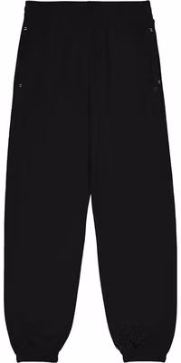 Black Polyester Joggers (Workout Pants)