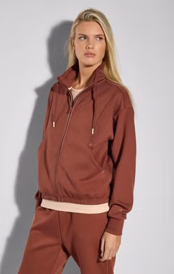Burgundy Polyester Sweatshirt
