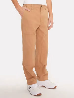Brown Cotton Joggers (Workout Pants)