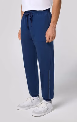 Blue Cotton Joggers (Workout Pants)