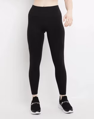 Black Polyester Leggings