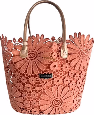 Pink PU Women Handbag