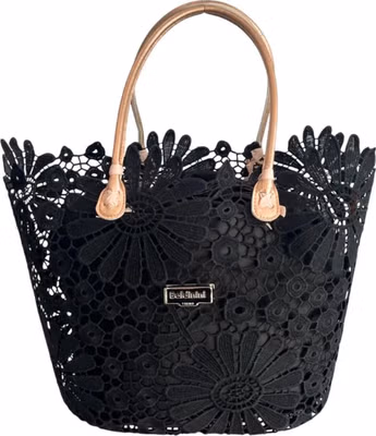 Black PU Women Handbag