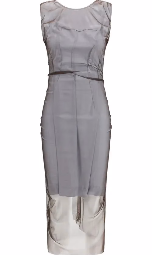 Maison Margiela Brown Polyamide Casual Dress