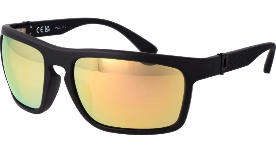 Police Black Plastic Sunglasses