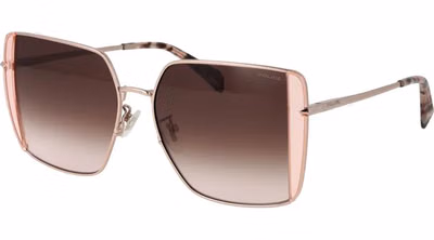 Rose Gold Metal Sunglasses