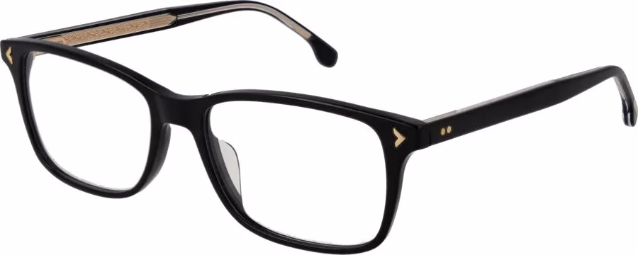 Lozza Black Cellulose Acetate Glasses (Frames)