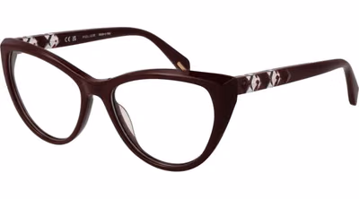 Burgundy Plastic Glasses (Frames)