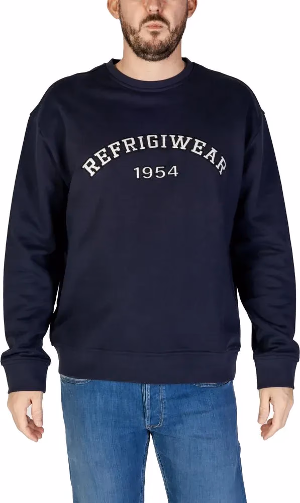 Refrigiwear Blue Cotton Sweatshirt