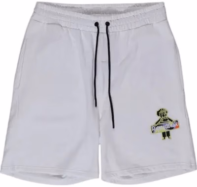 White Cotton Bermuda Shorts