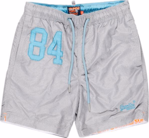 Superdry Gray Polyester Swim Shorts