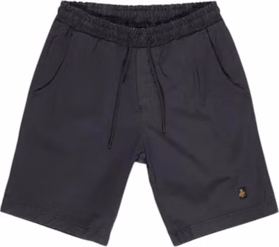 Black Cotton Bermuda Shorts