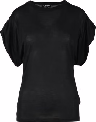 Black Viscose T-Shirt