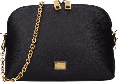 Black Leather Shoulder Bag