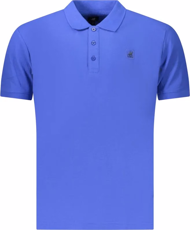 U.S. Grand Polo Blue Cotton Men's Polo