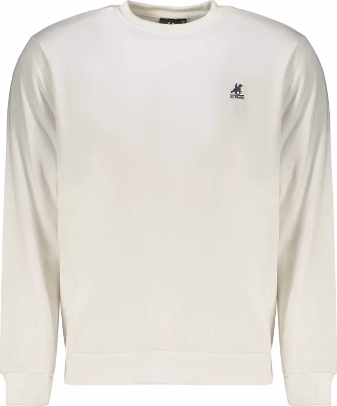 U.S. Grand Polo White Cotton Men's Sweatshirt