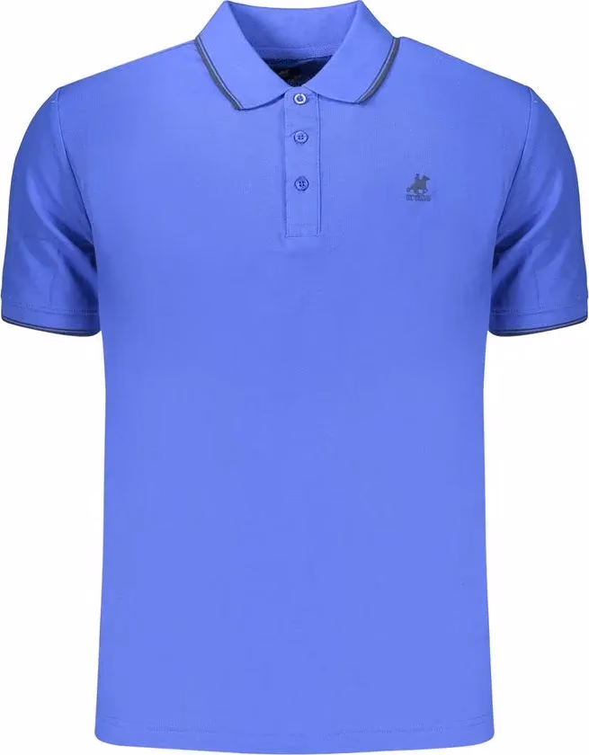 U.S. Grand Polo Blue Cotton Men's Polo Shirt