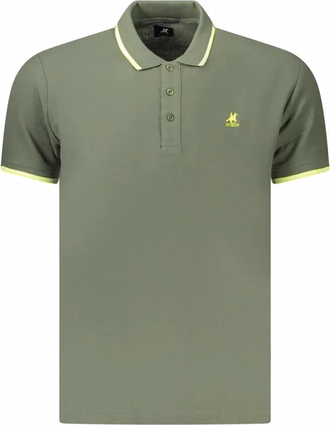 U.S. Grand Polo Green Cotton Men's Polo