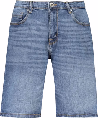 Blue Cotton Mens Short