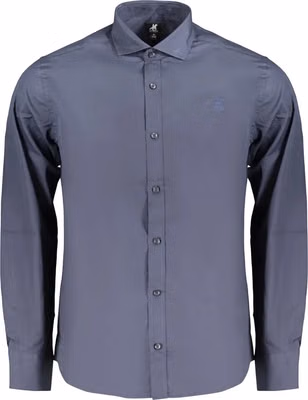 Blue Cotton Men's Shirt