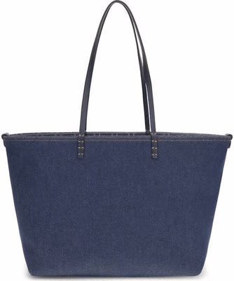 Blue Cotton Shoulder Bag