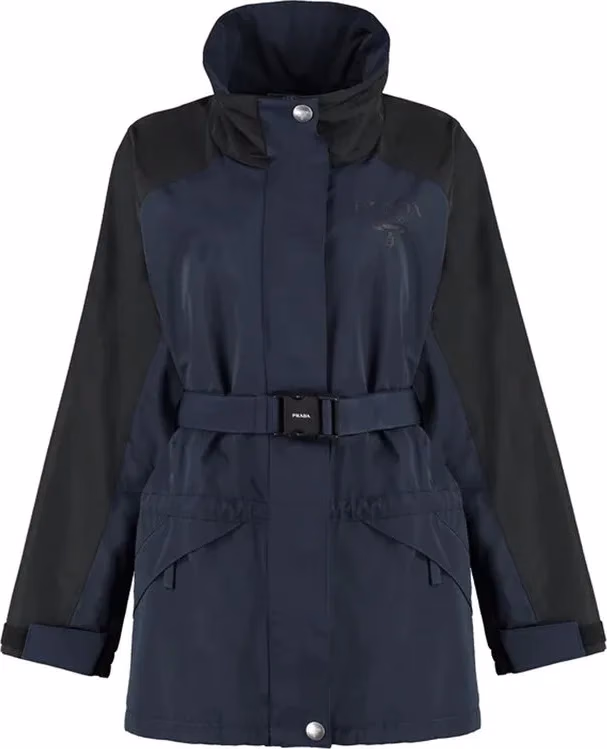 Prada Blue Polyamide Shell Jacket