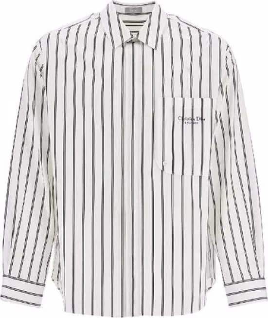 Dior White Cotton Dress Shirt
