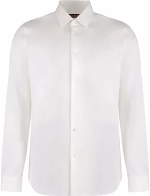 White Cotton Dress Shirt