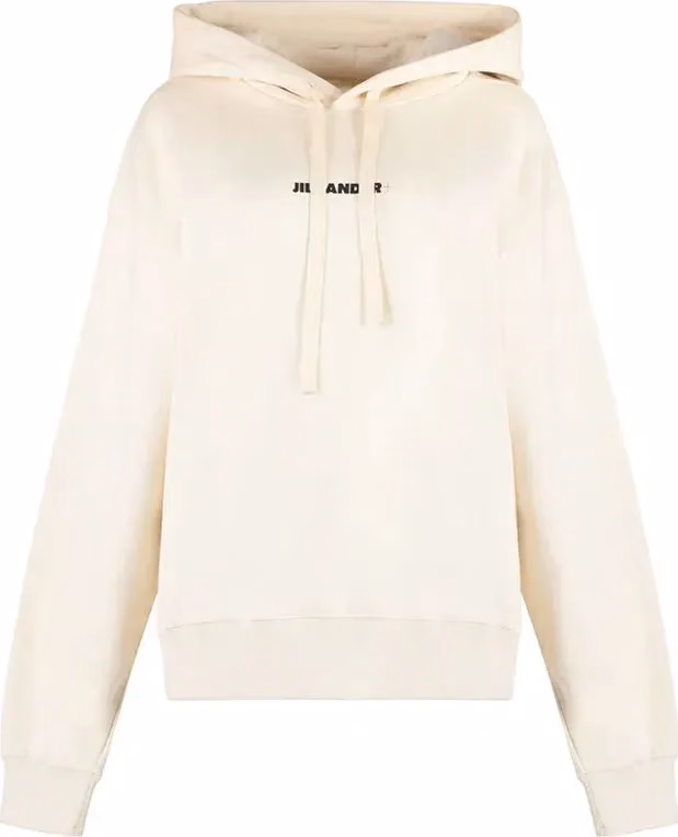 Jil Sander White Cotton Sweatshirt