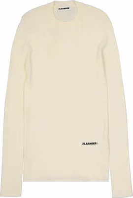 White Cotton Sweatshirt