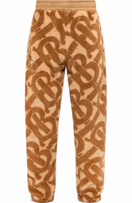 Brown Polyester Casual Pants