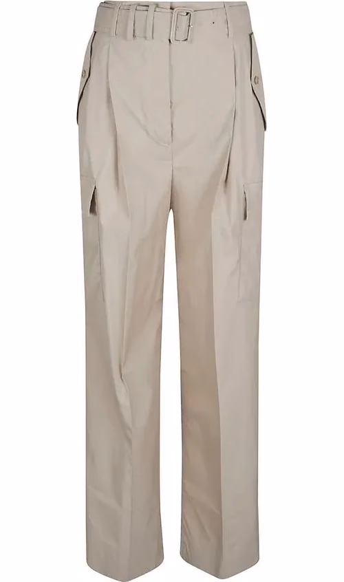 Prada Beige Cotton Cargo Pants