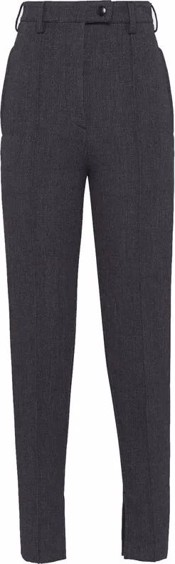 Prada Gray Elastane Pants