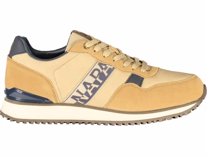 Napapijri Brown Fabric Men's Sneaker
