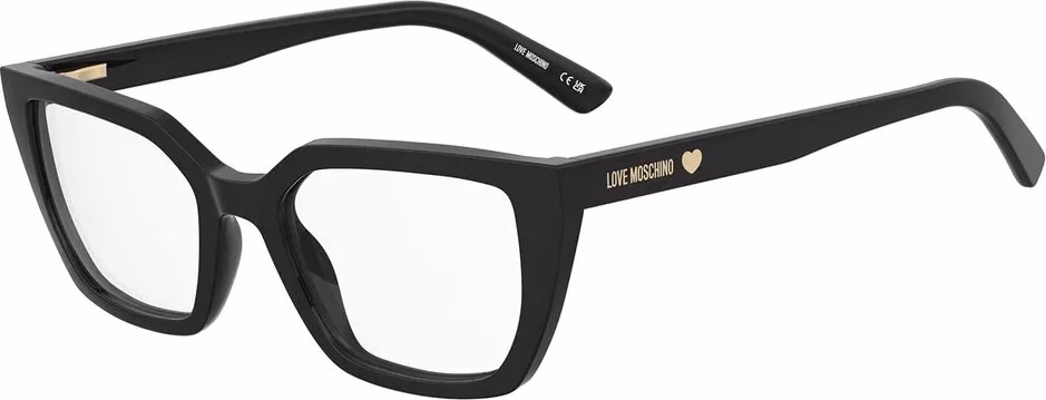 Love Moschino Black Acetate Glasses (Frames)